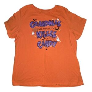 Orange Sdult Halloween T-Shirt